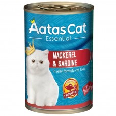 Aatas Cat Essential Mackerel & Sardine Cat Canned Food 400g Carton (24 Cans), AAT3020 Carton (24 Cans), cat Wet Food, Aatas, cat Food, catsmart, Food, Wet Food
